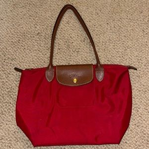 LONG CHAMP TOTE BAG M - LE PLIAGE ORIGINAL (Red)
